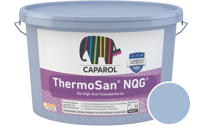 Caparol ThermoSan NQG 12,5L Fassadenfarbe / Getnt im Farbton Lazur 180
