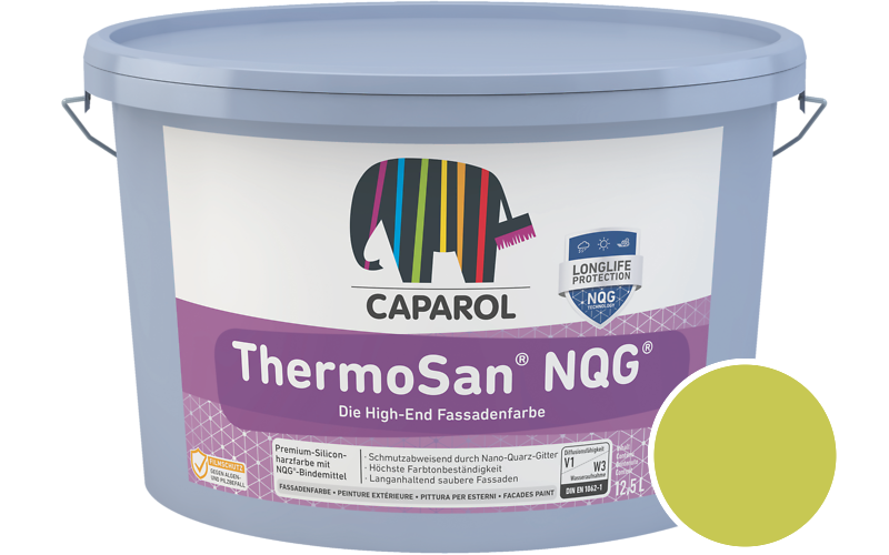 Caparol ThermoSan NQG 1,25L Fassadenfarbe / Getnt im Farbton Limette 12