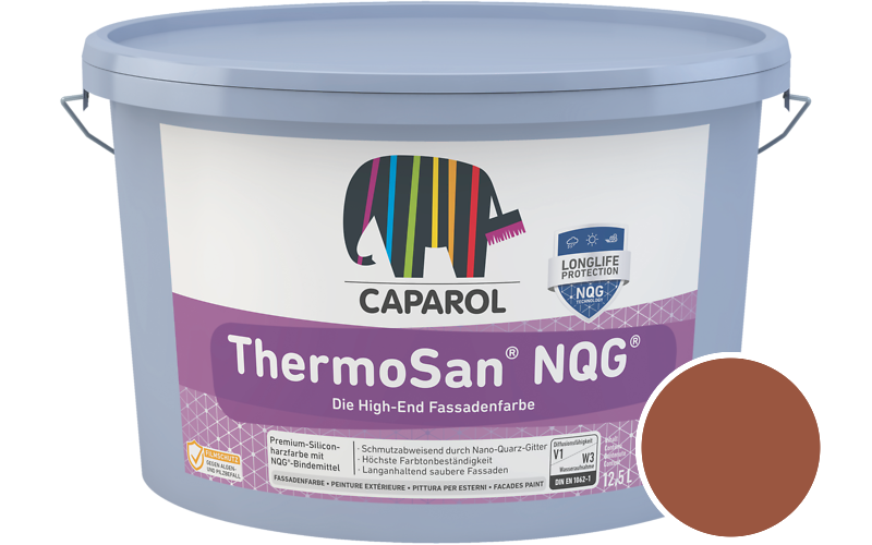 Caparol ThermoSan NQG 1,25L Fassadenfarbe / Getnt im Farbton Madeira 0