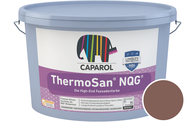 Caparol ThermoSan NQG 12,5L Fassadenfarbe / Getnt im Farbton Magma 40
