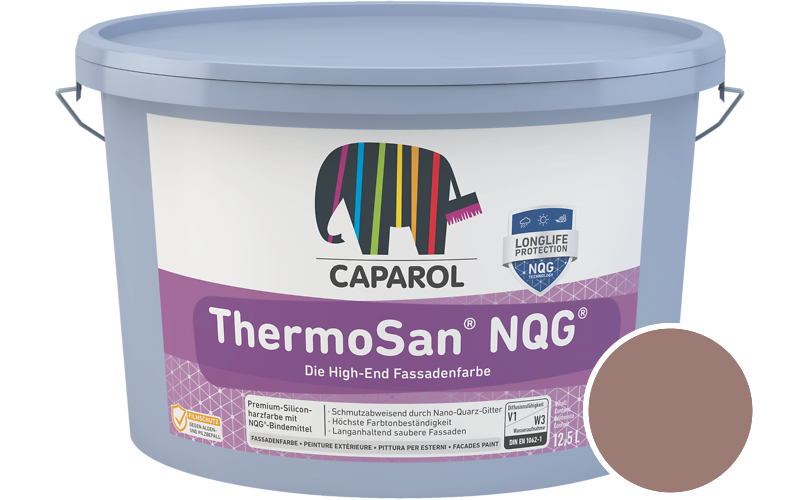 Caparol ThermoSan NQG 12,5L Fassadenfarbe / Getnt im Farbton Magma 45