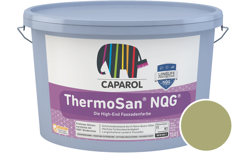Caparol ThermoSan NQG 7,5L Fassadenfarbe / Getnt im Farbton Mai 65