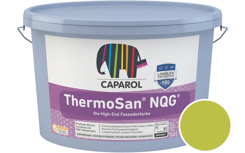 Caparol ThermoSan NQG 12,5L Fassadenfarbe / Getnt im Farbton Mai 75