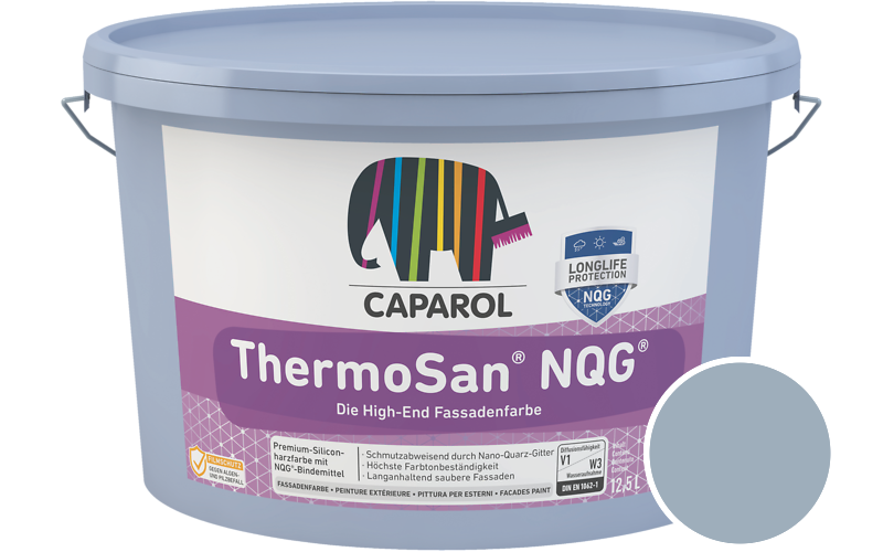 Caparol ThermoSan NQG 7,5L Fassadenfarbe / Getnt im Farbton Marin 5