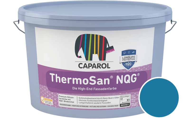 Caparol ThermoSan NQG 7,5L Fassadenfarbe / Getnt im Farbton Marin 65