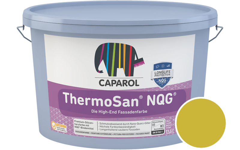 Caparol ThermoSan NQG 12,5L Fassadenfarbe / Getnt im Farbton Melisse 100
