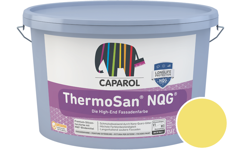 Caparol ThermoSan NQG 12,5L Fassadenfarbe / Getnt im Farbton Melisse 115