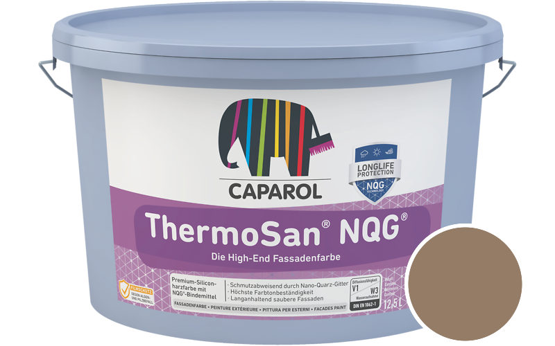 Caparol ThermoSan NQG 7,5L Fassadenfarbe / Getnt im Farbton Nutria 12