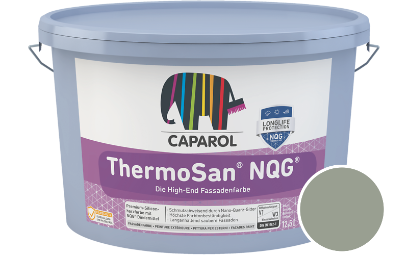 Caparol ThermoSan NQG 7,5L Fassadenfarbe / Getnt im Farbton Oase 10