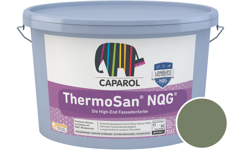 Caparol ThermoSan NQG 7,5L Fassadenfarbe / Getnt im Farbton Oase 45