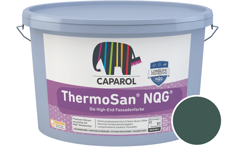 Caparol ThermoSan NQG 1,25L Fassadenfarbe / Getnt im Farbton Odenwald 0