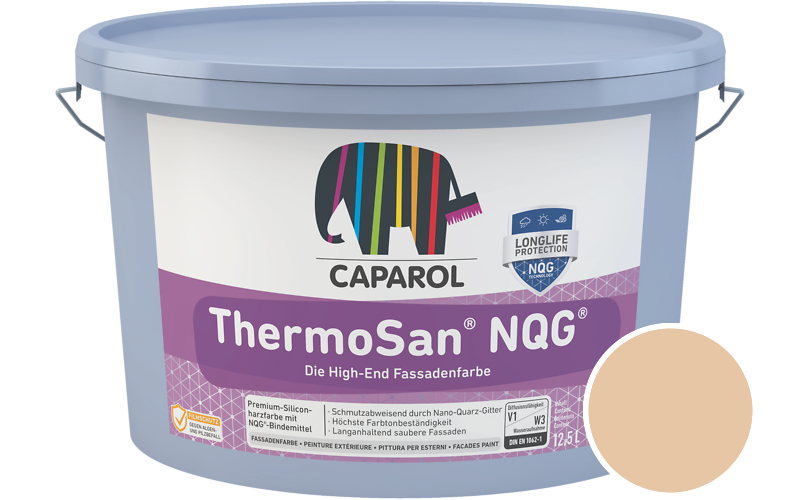 Caparol ThermoSan NQG 7,5L Fassadenfarbe / Getnt im Farbton Onyx 140