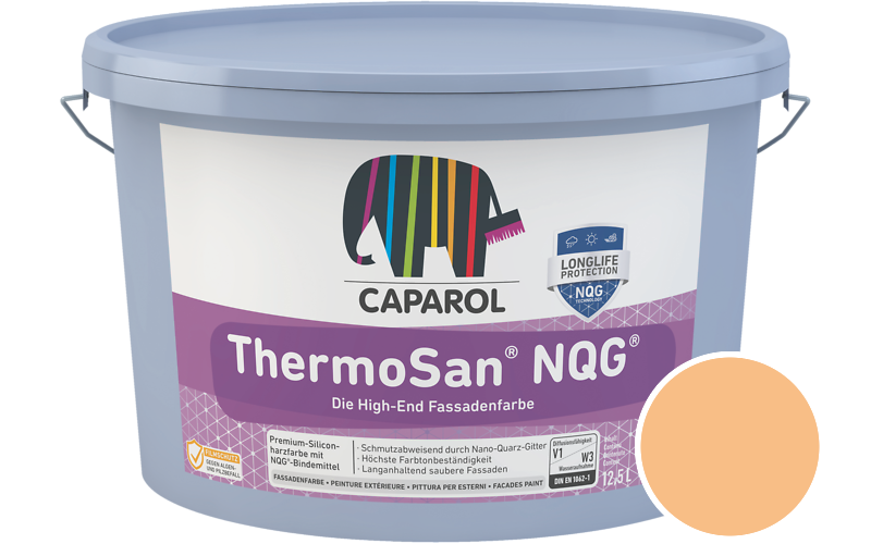 Caparol ThermoSan NQG 12,5L Fassadenfarbe / Getnt im Farbton Onyx 200