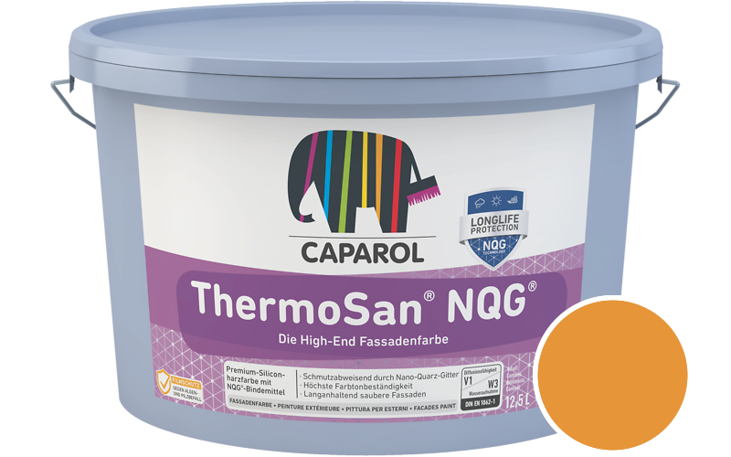 Caparol ThermoSan NQG 1,25L Fassadenfarbe / Getnt im Farbton Onyx 220