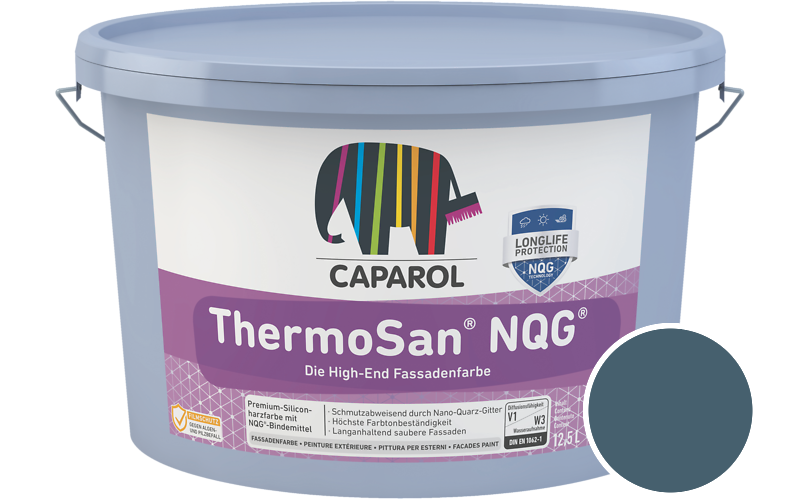 Caparol ThermoSan NQG 12,5L Fassadenfarbe / Getnt im Farbton Pacific 100