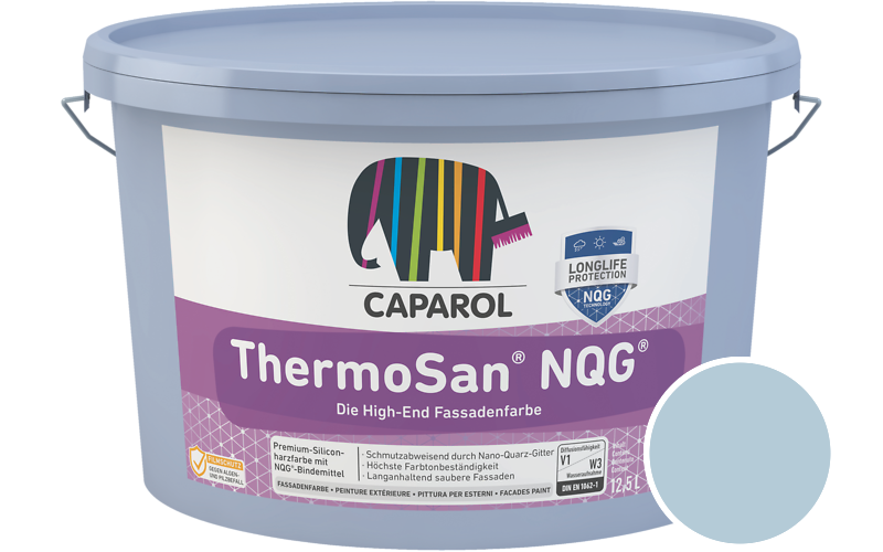 Caparol ThermoSan NQG 7,5L Fassadenfarbe / Getnt im Farbton Pacific 115