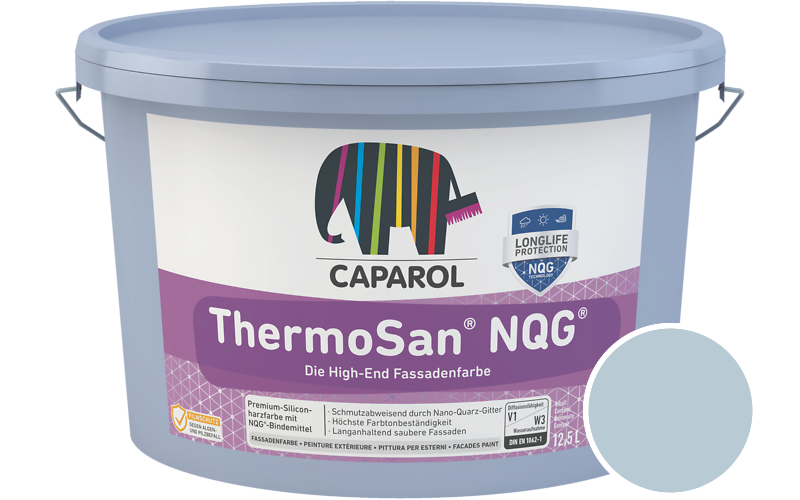 Caparol ThermoSan NQG 7,5L Fassadenfarbe / Getnt im Farbton Pacific 120