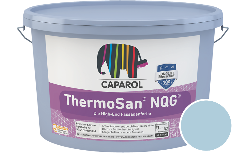 Caparol ThermoSan NQG 1,25L Fassadenfarbe / Getnt im Farbton Pacific 150