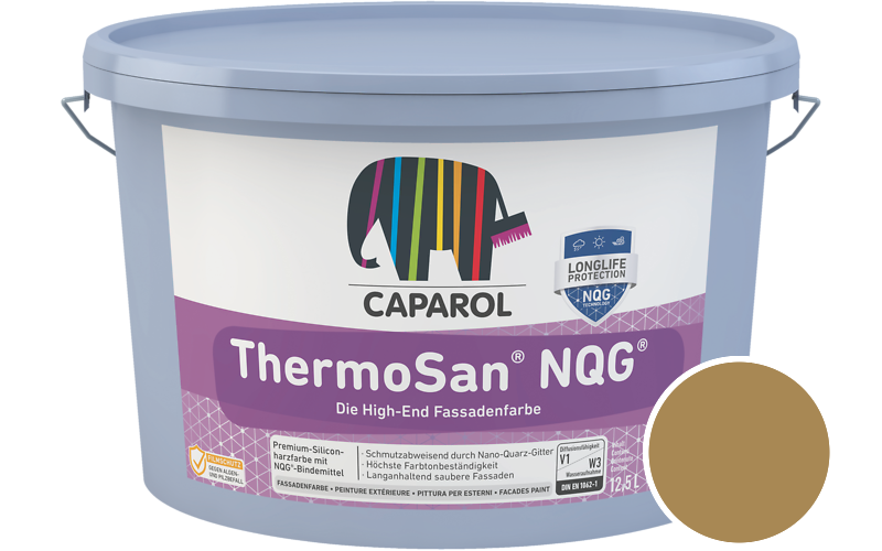 Caparol ThermoSan NQG 12,5L Fassadenfarbe / Getnt im Farbton Palazzo 215