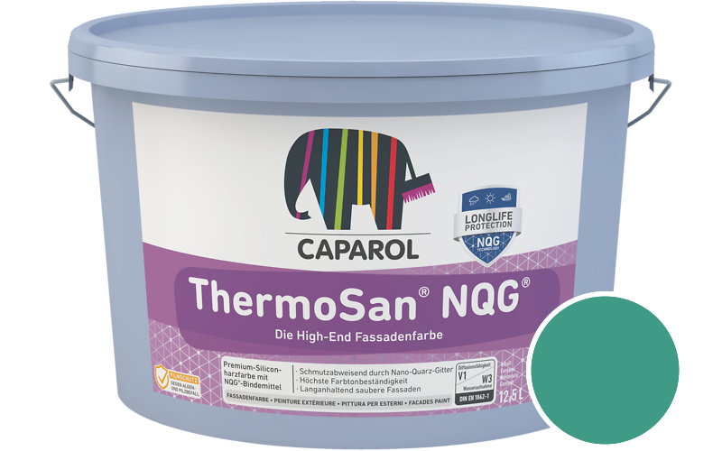 Caparol ThermoSan NQG 12,5L Fassadenfarbe / Getnt im Farbton Patina 105