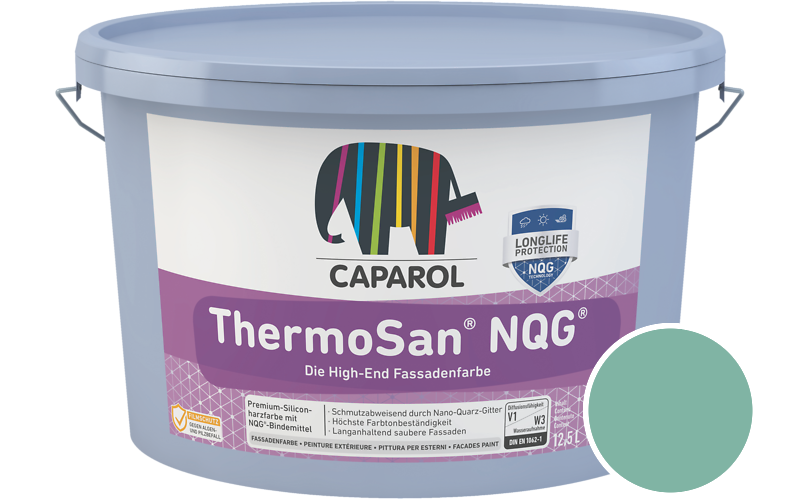 Caparol ThermoSan NQG 7,5L Fassadenfarbe / Getnt im Farbton Patina 120