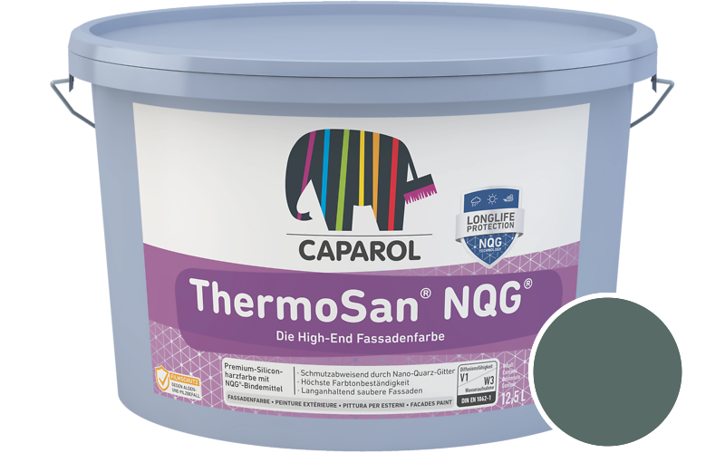 Caparol ThermoSan NQG 12,5L Fassadenfarbe / Getnt im Farbton Patina 45