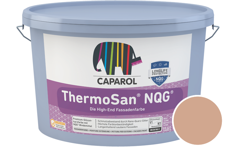 Caparol ThermoSan NQG 12,5L Fassadenfarbe / Getnt im Farbton Perl 15