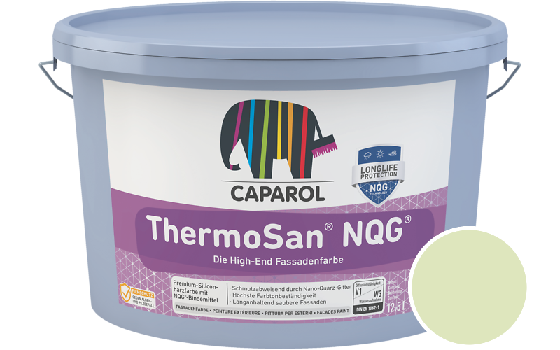 Caparol ThermoSan NQG 1,25L Fassadenfarbe / Getnt im Farbton Pinie 120