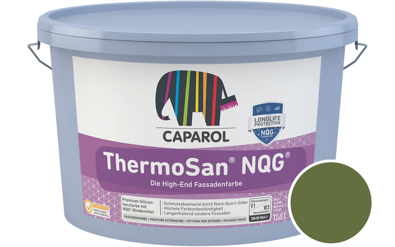 Caparol ThermoSan NQG 7,5L Fassadenfarbe / Getnt im Farbton Pinie 35