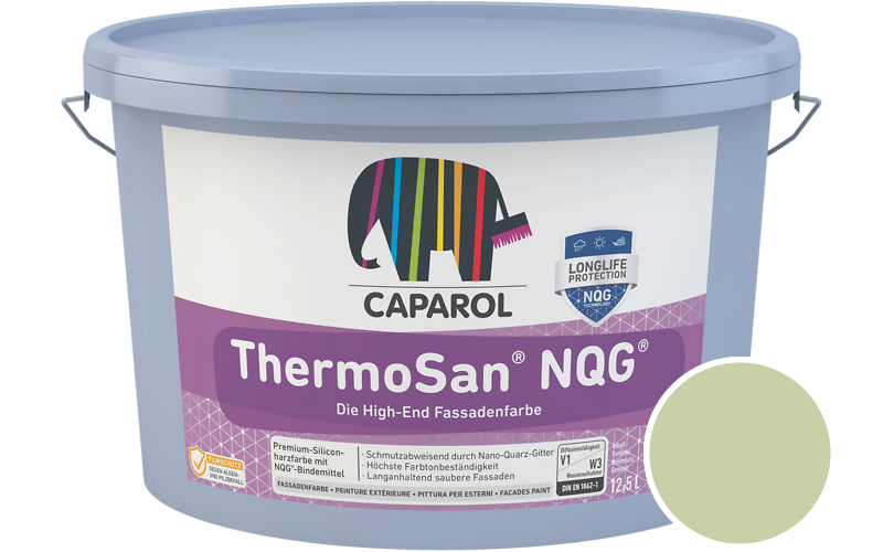 Caparol ThermoSan NQG 1,25L Fassadenfarbe / Getnt im Farbton Pinie 85
