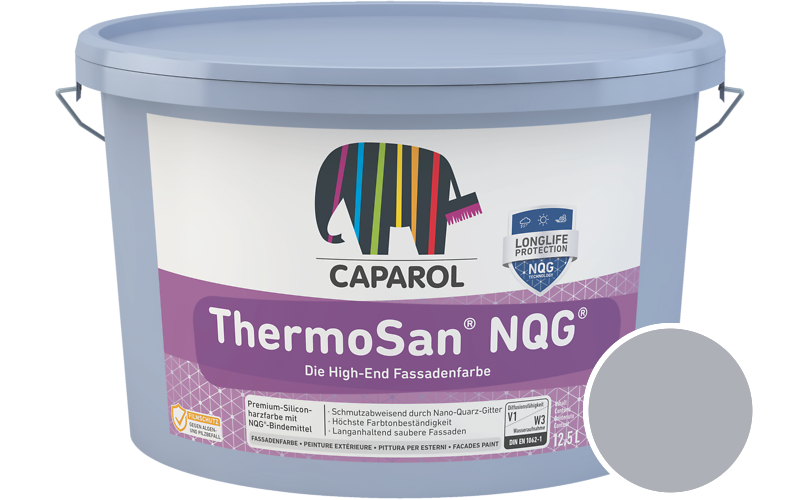 Caparol ThermoSan NQG 12,5L Fassadenfarbe / Getnt im Farbton Saphir 25
