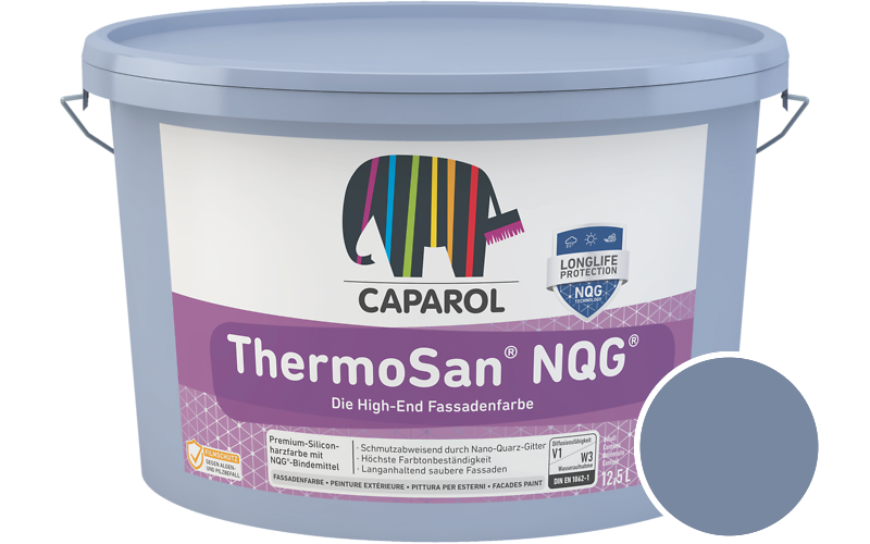 Caparol ThermoSan NQG 7,5L Fassadenfarbe / Get�nt im Farbton Saphir 75