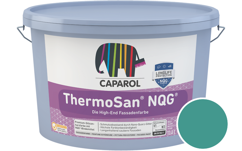 Caparol ThermoSan NQG 1,25L Fassadenfarbe / Getnt im Farbton Sardinien 12