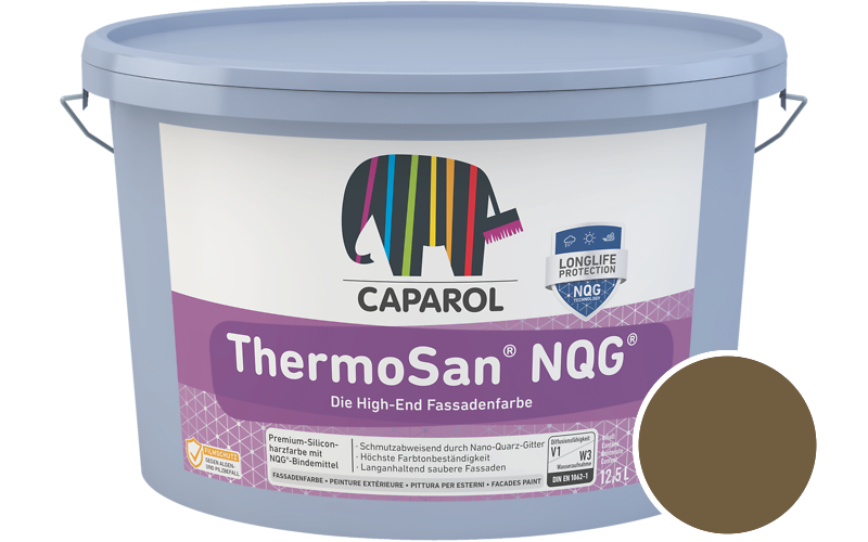 Caparol ThermoSan NQG 1,25L Fassadenfarbe / Getnt im Farbton Savanne 0