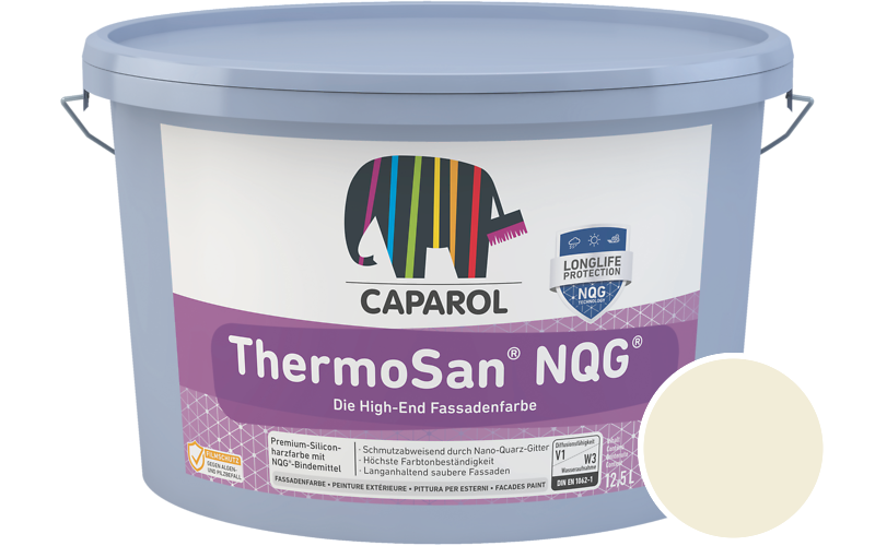 Caparol ThermoSan NQG 7,5L Fassadenfarbe / Getnt im Farbton Soja 25