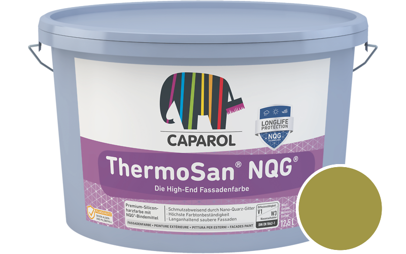 Caparol ThermoSan NQG 12,5L Fassadenfarbe / Getnt im Farbton Tundra 125