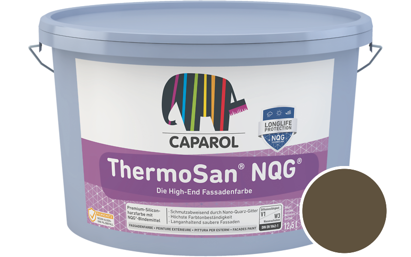 Caparol ThermoSan NQG 7,5L Fassadenfarbe / Getnt im Farbton Umbra Ava