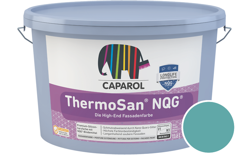 Caparol ThermoSan NQG 1,25L Fassadenfarbe / Getnt im Farbton Verona 140