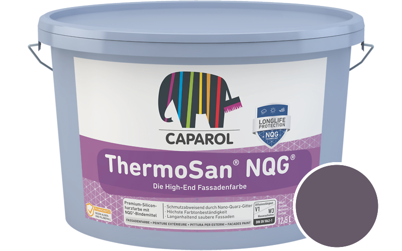 Caparol ThermoSan NQG 1,25L Fassadenfarbe / Getnt im Farbton Viola 35