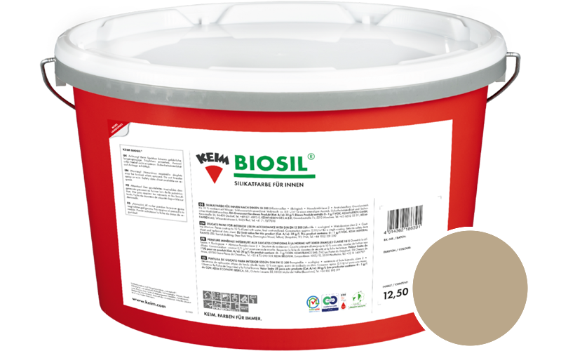 KEIM Biosil 2,5L Innenfarbe / Get�nt im Farbton 107