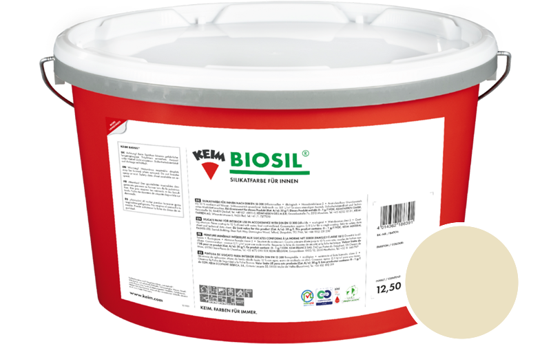 KEIM Biosil 2,5L Innenfarbe / Get�nt im Farbton 9038