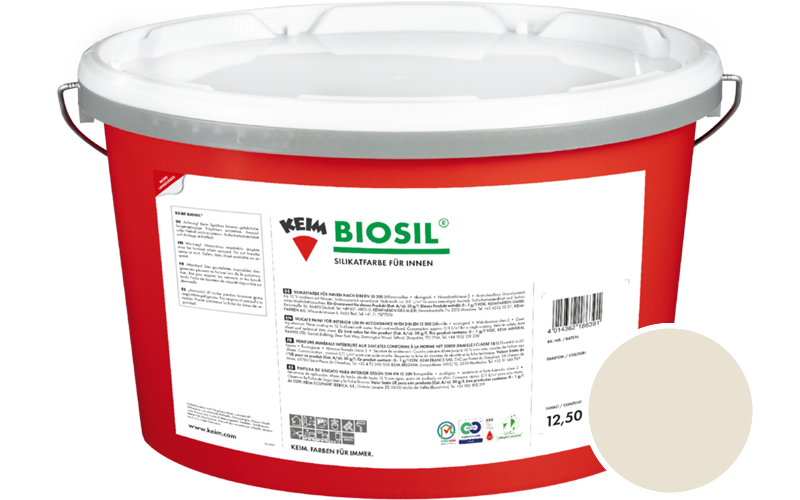 KEIM Biosil 2,5L Innenfarbe / Get�nt im Farbton 9058