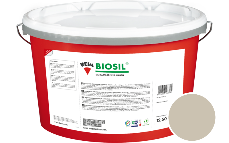 KEIM Biosil 2,5L Innenfarbe / Get�nt im Farbton 9312