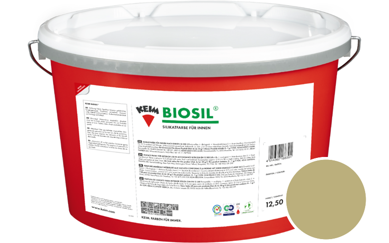 KEIM Biosil 2,5L Innenfarbe / Get�nt im Farbton 9369
