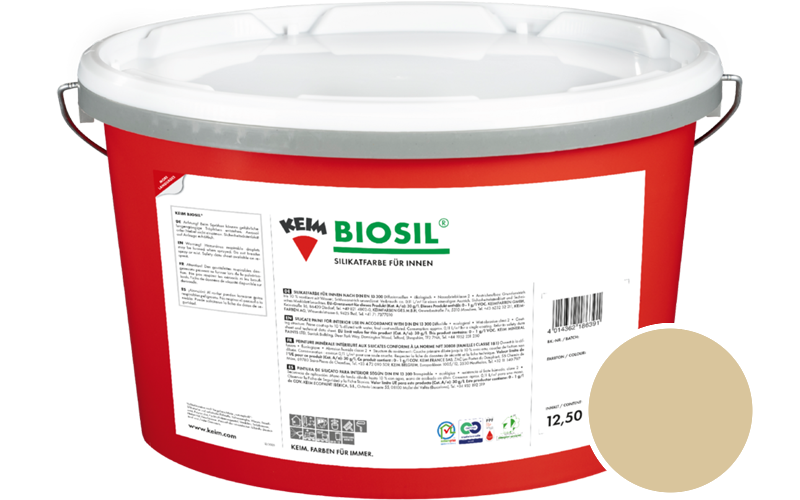KEIM Biosil 2,5L Innenfarbe / Get�nt im Farbton RAL 1014 Elfenbein