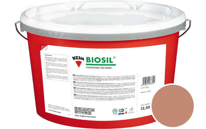 KEIM Biosil 2,5L Innenfarbe / Get�nt im Farbton RAL 3012 Beigerot