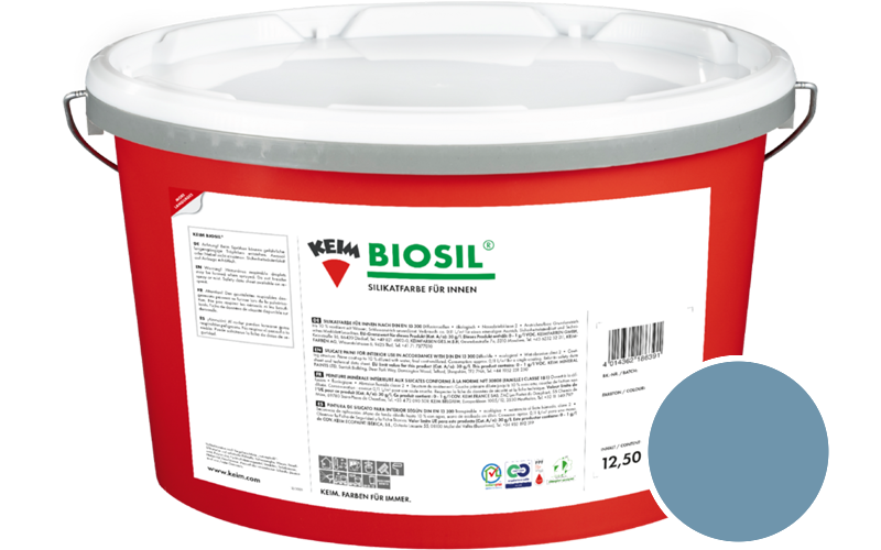 KEIM Biosil 2,5L Innenfarbe / Get�nt im Farbton RAL 5024 Pastellblau