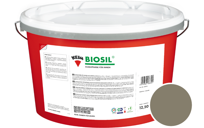 KEIM Biosil 2,5L Innenfarbe / Get�nt im Farbton RAL 7002 Olivgrau