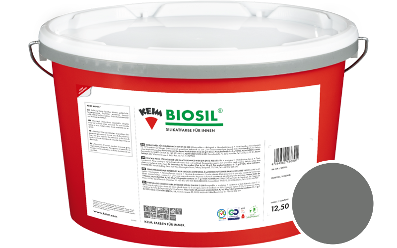KEIM Biosil 5L Innenfarbe / Get�nt im Farbton RAL 7005 Mausgrau