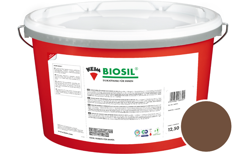 KEIM Biosil 2,5L Innenfarbe / Get�nt im Farbton RAL 8007 Rehbraun